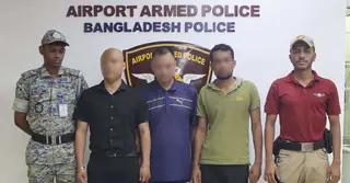 শাহজালাল বিমানবন্দরে দুই চীনা মানব-পাচারকারীসহ গ্রেপ্তার ৩